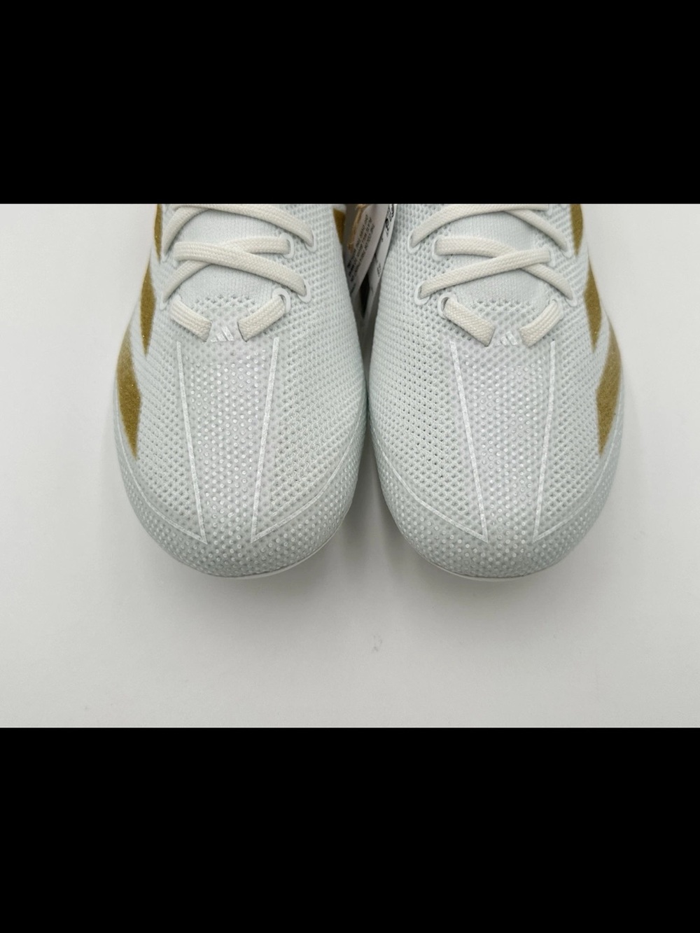 ADIDAS cleats White & Gold Adizero Football Cleats - Picture 8 of 10